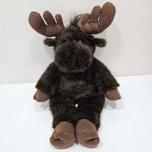 Vintage Build a Bear Dark Chocolate Moose Plush Retired Stuffed BAB